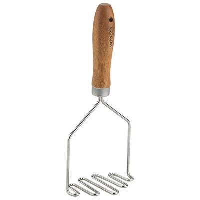 Ecology Provisions Wood & Metal Potato Masher | Temple & Webster