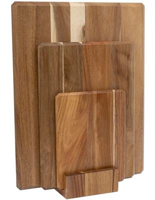 Salt&Pepper Industry Chopping Board Set With Stand 30x8.5x39.5cm | MYER