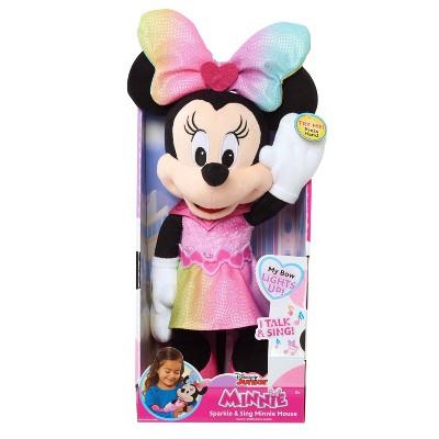 Disney Junior Sparkle & Sing Minnie Mouse Plush : Target