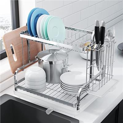Color: Silver
Kitsure Dish Drying Rack | Amazon.com