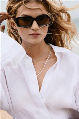 Two-tone necklace - Gold-coloured/Silver-coloured - Ladies | H&M IN