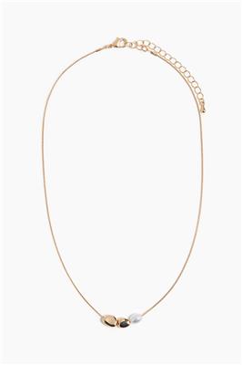 Bead-decorated necklace - Gold-coloured - Ladies | H&M IN