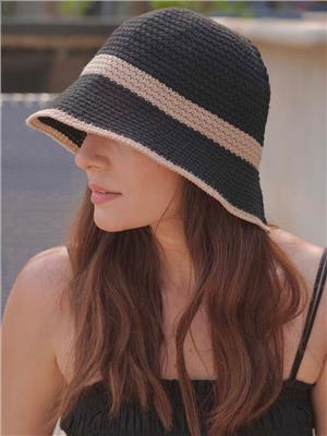 Buy HAIR DRAMA CO. Women Handmade Crochet Summer Floppy Knit Bucket Hat - Hat for Women 34164483 | Myntra