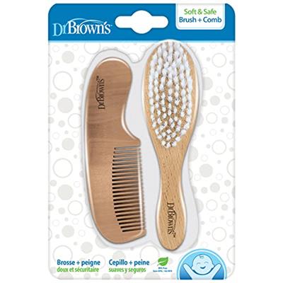 Dr. Browns Soft and Safe Baby Brush + Comb