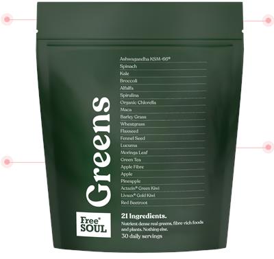 Free Soul Greens | The Best Superfood Powder