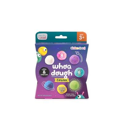 Chuckle & Roar - Whoa Dough Cosmic Colors - Tactile Kids Dough - Fun Arts and Crafts Time for Preschoolers - Safe Formula for Kids - Ages 3 and Up