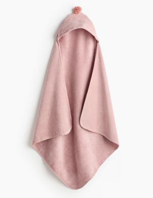Pink Hooded Bath Towel at H&M Home | H&M CA