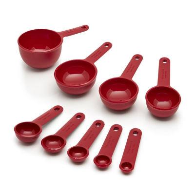 KitchenAid Universal 9-pc. Measuring Cups and Spoon Set, Color: Red - JCPenney