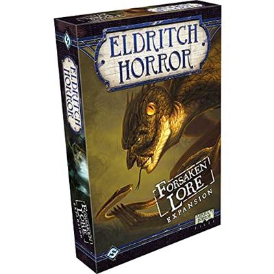 Eldritch Horror Forsaken Lore Board Game EXPANSION | Mystery Game | Cooperative Board Game for Adults and Family | Ages 14+ | 1-8 Players | Avg. Playt