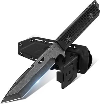 Amazon.com : Dragon Creek Tactical Knife Kydex - Outdoor Survival Knife with Sheath D2 Steel Blade G10 Full Tang Handle for Camping Hiking Christmas T