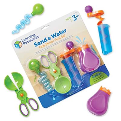 Learning Resources Sand and Water Fine Motor Tool Set , Small