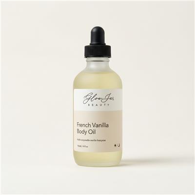 French Vanilla Body Oil • Glow Jar Beauty & Skincare – Glow Jar Beauty Inc.
