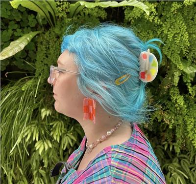 Paint Palette Hair Claw — Campy Home