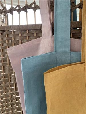 Flax Linen Tote Bag | Eco-Friendly Reusable Market Bag