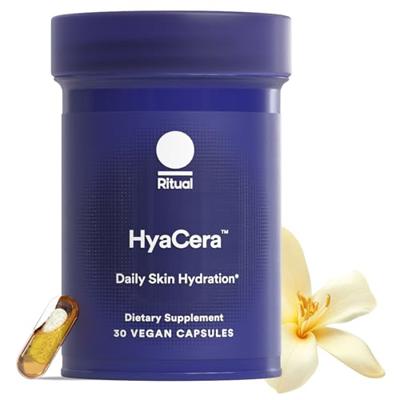 Ritual Hyaluronic Acid Skin Supplement - With Hyabest® and Ceratiq® - HyaCera Clinically Proven to Reduce Wrinkles, Fine Lines & Improve Skin Smoothne