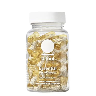 Ritual Women’s 18+ Daily Multivitamin - Key Essential Vitamins and Minerals to Support Energy, Heart, Bone, Brain Health* - Clinical Backed - Vegan -