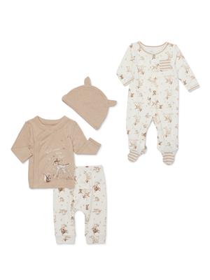 Find Your Perfect Disney Baby Wishes + Dreams Layette Bambi Shower Gift Set, 4-Piece, Sizes NB-3/6M  - Walmart.com