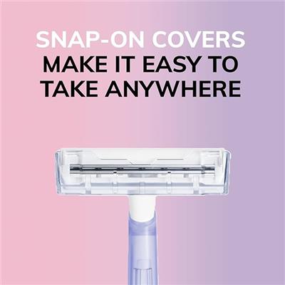 Amazon.com: BIC Silky Touch Women's Disposable Razors, With 2 Blades, Pretty Pastel Razor Handles, 40 Count Value Pack of Shaving Razors : Beauty & Pe