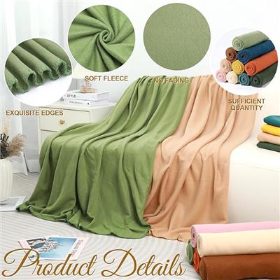 Amazon.com: 10PCS Vintage Fleece Blankets Bulk 50 X 60, Soft Lightweight Throw Blanket Kit Cozy Blanket Bulk for Bed Sofa Couch Warm Pet Fleece Blanke
