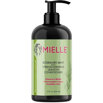 Amazon.com : Mielle Organics Rosemary Mint Strengthening Leave-In Conditioner, Supports Hair Strength, Smooth Conditioner for Dry and Crinkled Hair, W