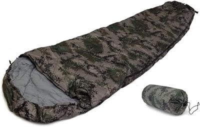 Amazon.com : SLEEPING BAG - MUMMY Type 8' Foot CAMOUFLAGE ARMY- 20  Degrees Carry Bag NEW : Sports & Outdoors