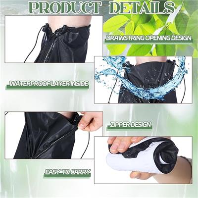 Amazon.com: 2 Pairs Rain Shoes Cover Non Slip Waterproof Shoe Covers Reusable Shoe Protectors Covers High Top Snow Boots Galoshes Overshoes for Men Wo