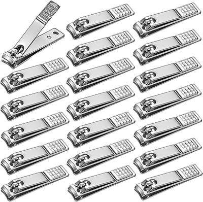 Amazon.com : AVERZELLA 20-Pack Toenail Nail Clippers Bulk Individually Wrapped, Non Slip Straight Edge Toe Nail Clippers Ultra Sharp, Flat Nail Clippe