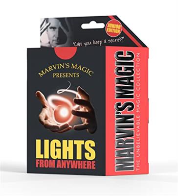 Marvins Magic - Lights From Anywhere - Junior Edition - Professional Childrens Tricks Set - Amazing Magic Tricks For Kids - Includes Light Props and