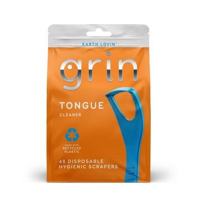 Grin Oral Care Tongue Cleaner - 48ct : Target