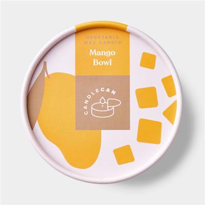 Mango Bowl Scented Soy Candle Can | hardtofind.