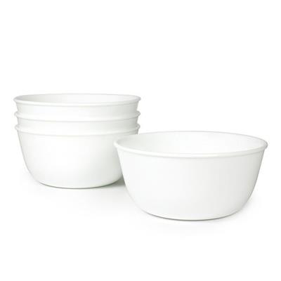 Corelle Shimmering White 4-pc. Bowl Set