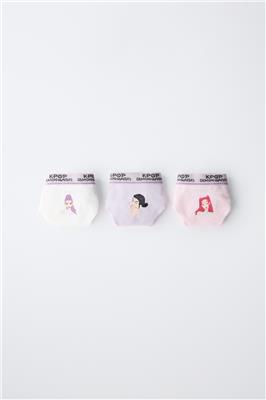 AGES 6-14 / THREE-PACK KPOP DEMON HUNTERS™ NETFLIX © UNDERWEAR - Multicolored | ZARA United States