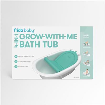 Fridababy 4-in-1 Grow With Me Baby & Toddler Bath Tub + Reviews | Crate & Kids