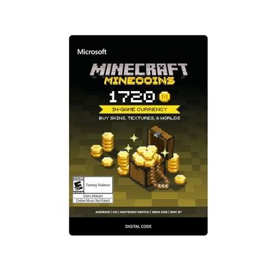Minecraft: Minecoins 1720 Coins - Xbox One (digital) : Target