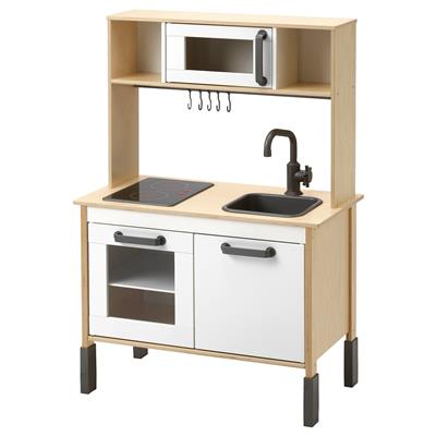 DUKTIG Play kitchen, birch, 72x40x109 cm - IKEA