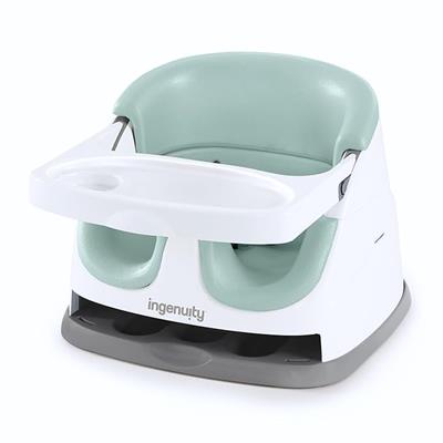 Amazon.com : Ingenuity Baby Base 2-in-1 Booster Feeding and Floor Seat with Self-Storing Tray - Slate : Baby