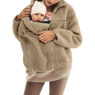Maternity Winter Coat Baby Wearing Jacket Maternity Winter Clothes Baby Wearing Jacket Women Winter Warm Fleece Maternity Coats Full Zip 3 In 1 Babywe