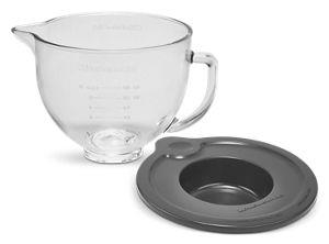 5 Quart Tilt-Head Glass Bowl with Measurement Markings & Lid KSM5GB | KitchenAid