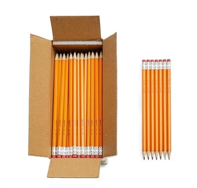 Amazon Basics Presharpened Wood Cased #2 HB Pencils, 150 Pack