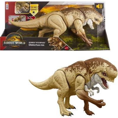 Jurassic World Rebirth Villain Dino Action Figure, 22 Rumble N Rampage Dinosaur Toy, 2 Attacks : Target