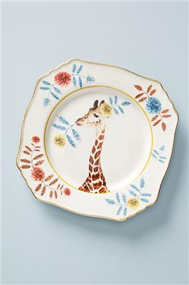 Giraffe Lou Rota Nature Table Dessert Plate | Anthropologie