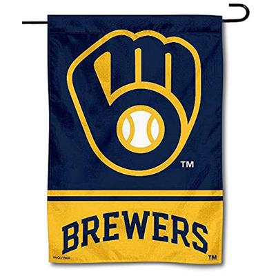 Milwaukee Brewers Double Sided Garden Flag