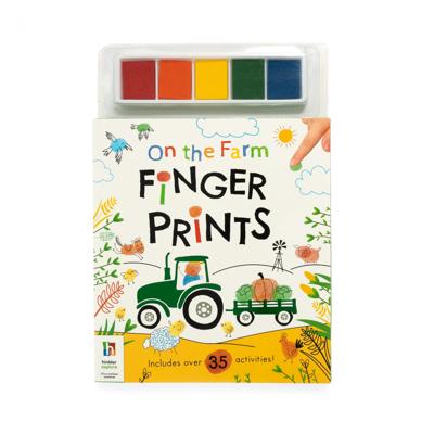 On The Farm Finger Print Art Activity Book | Hobbycraft