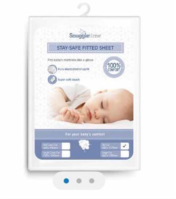 Snuggletime fitted sheets - large cot