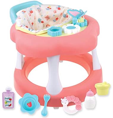 JC Toys - For Keeps Playtime! | Baby Doll Walker Gift Set | Fits Dolls up to 17 | Cloth Seat for easy use and Play Accessories | Ages 2+