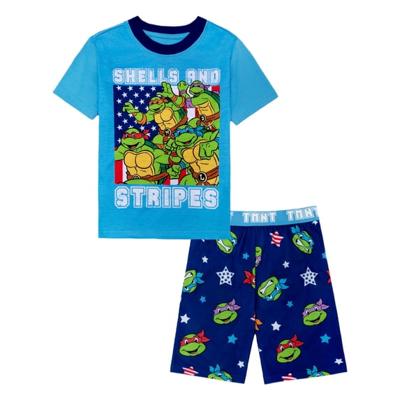 Ninja Turtles 2-Piece Short Sleeve and Short Pajama Set, Sizes 4-12 - Walmart.com