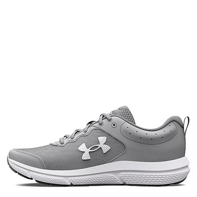 Under Armour Mens Charged Assert 10, (102) Mod Gray/Mod Gray/White, 14, US