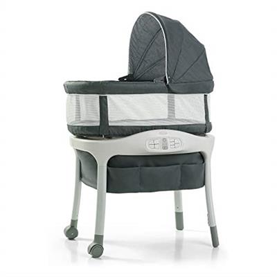 Graco Sense2Snooze Bassinet with Cry Detection Technology | Baby Bassinet Detects and Responds to Babys Cries to Help Soothe Back to Sleep, Ellison ,