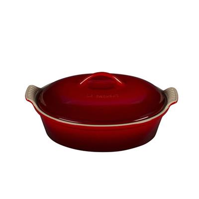Stoneware Oval Casserole Dish with Lid | Le Creuset
