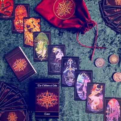Children of Litha tarot card deck & book set- BLACK EDITION – Xia Hunt
